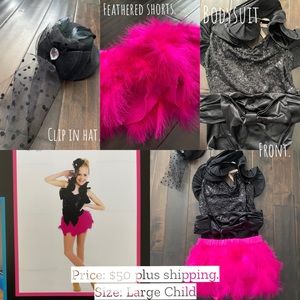 Sassy, two-piece, jazz costume